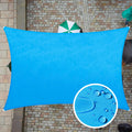 Colourtree Custom Size 4' X 13' Custom Size Blue Tadr0712 Rectangle Waterproof Sun Shade Sail Canopy Awning Shelter, 95% Uv Bloc