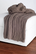 Rizzy Home | TH0156 | Throw | 50"x60" Mustard Cable Knit Throws