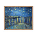 Poster Master Vintage Van Gogh Poster - Retro Impressionism Print - Gift for Artist, Painter - Starry Night Over the Rhone, Blue