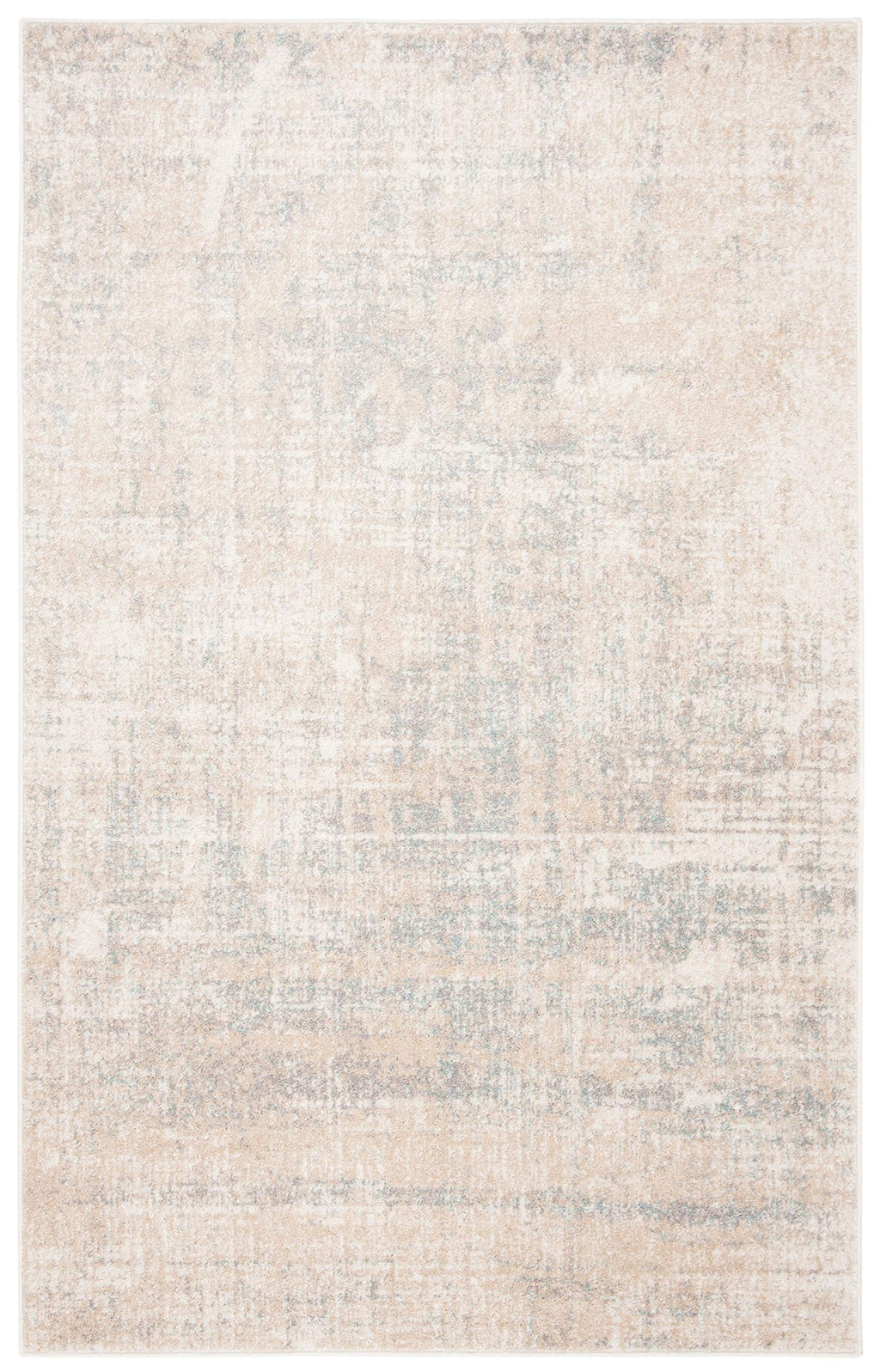 Safavieh Adirondack Collection X-Large Area Rug - 11' X 15', Beige & Slate, Modern Abstract Design, Non-Shedding & Easy Care, Id