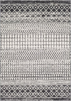 Livabliss Chester Boho Moroccan Runner Area Rug,2'7'' x 7'6'',Black