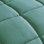 Chezmoi Collection Granite Green Down Alternative Comforter Oversized Queen - 3-Piece Lightweight Comforter Set - All Seasons Mi
