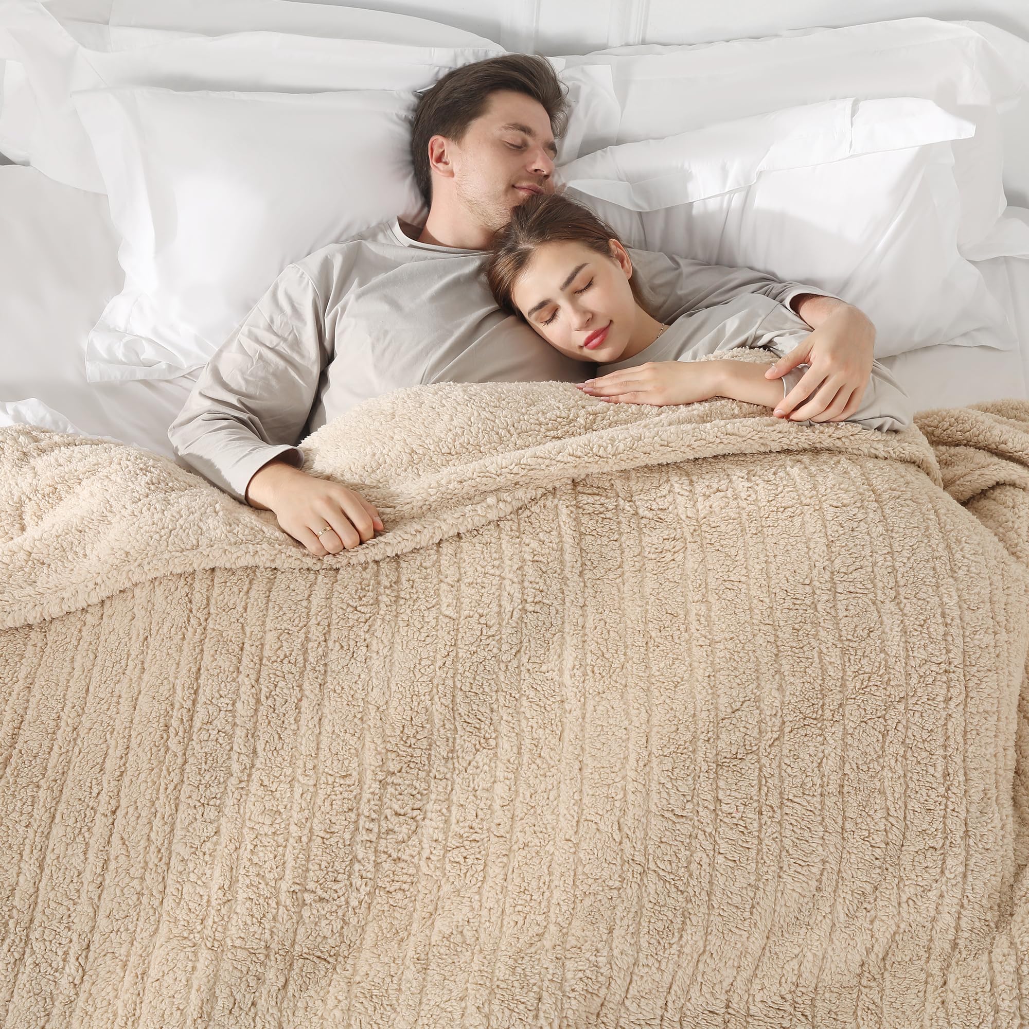 ESTINGO Heated Blanket Queen Size, Electric Blanket Queen Size Dual Control with 5 Heating Levels & 10 Hours Auto Off, Fast Heat