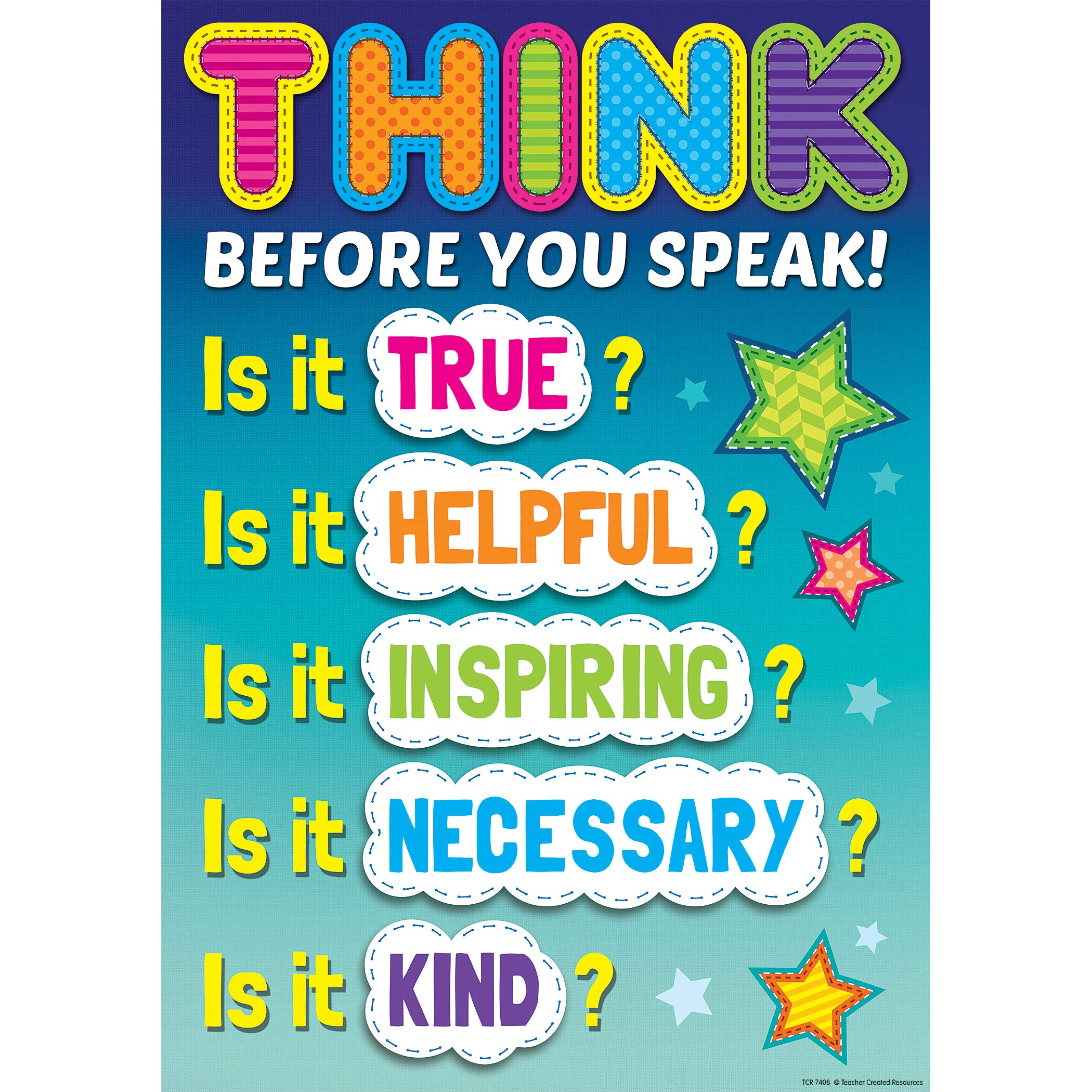 BEFORE YOU SPEAK POSITIVE POSTER