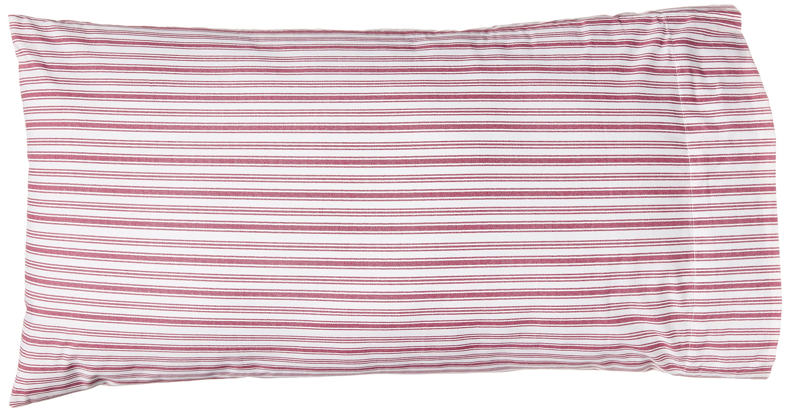 Nautica - King Sheets, Cotton Percale Bedding Set, Casual Home Decor (Coleridge Stripe Red, King)