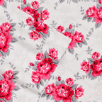 Betsey Johnson - King Bed Sheets, Soft & Lightweight Bedding, Fade & Wrinkle Resistant (Skull Rose Trellis, King)