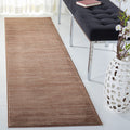 SAFAVIEH Vision Collection Runner Rug - 22 x 6, Brown, Modern Ombre Tonal Chic Design, Non-Shedding & Easy Care, Ideal for Hig