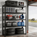 Notmise Metal Garage Shelving Unit, Heavy Duty Adjustable Storage Shelves, Steel Shelving, 3000 lbs Capacity Shelves for Heavy T
