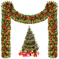 Riceshoot 131.23 ft Christmas Tinsel Garland Metallic Tinsel Twist Garland Bulk Christmas Tree Decorations Christmas Tinsel Glit