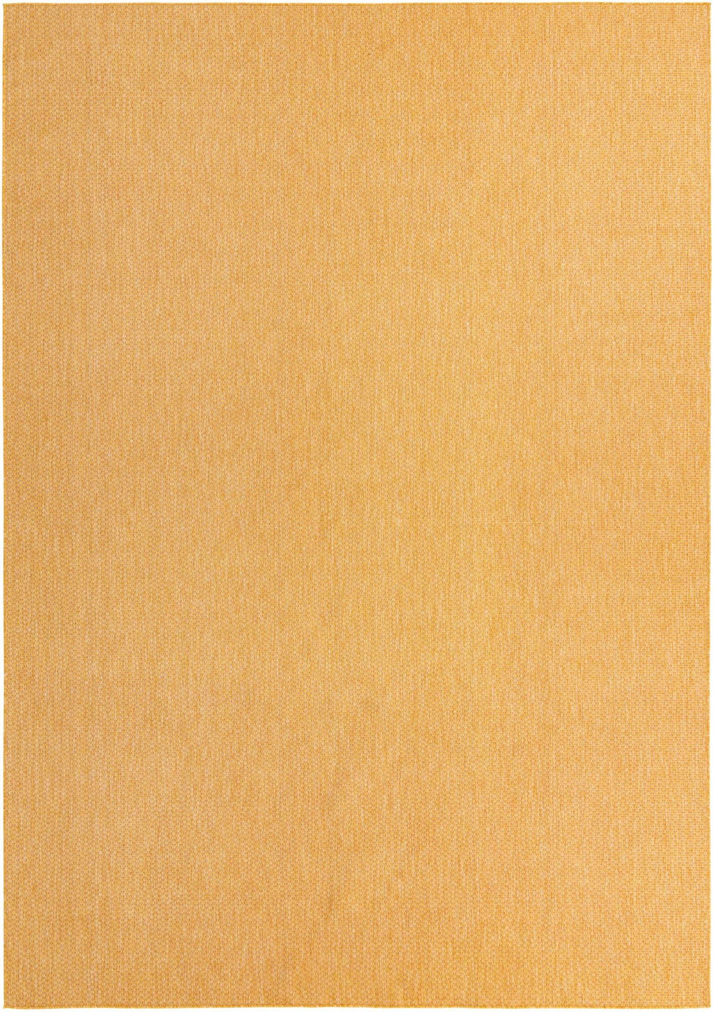 Unique Loom Collection Casual Transitional Solid Heathered Indoor/Outdoor Flatweave Area Rug (10' X 14' 1'' Rectangle, Corn Harv