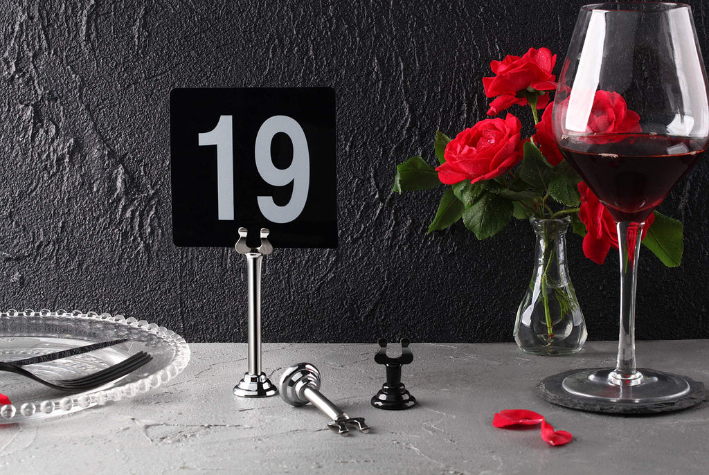 New Star 12 Pcs Triton/Harp-Clip Place Card Holder Table Menu Holder Table Card Holder Table Number Holder Table Number Stand Ba