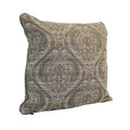 Blazing Needles Corded Square Jacquard Chenille Throw Pillow, 25", Grey Damask