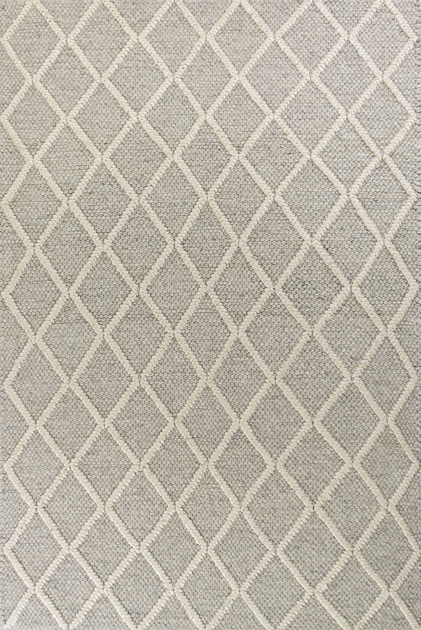 HomeRoots Decor 5 x 7 Wool Grey Area Rug