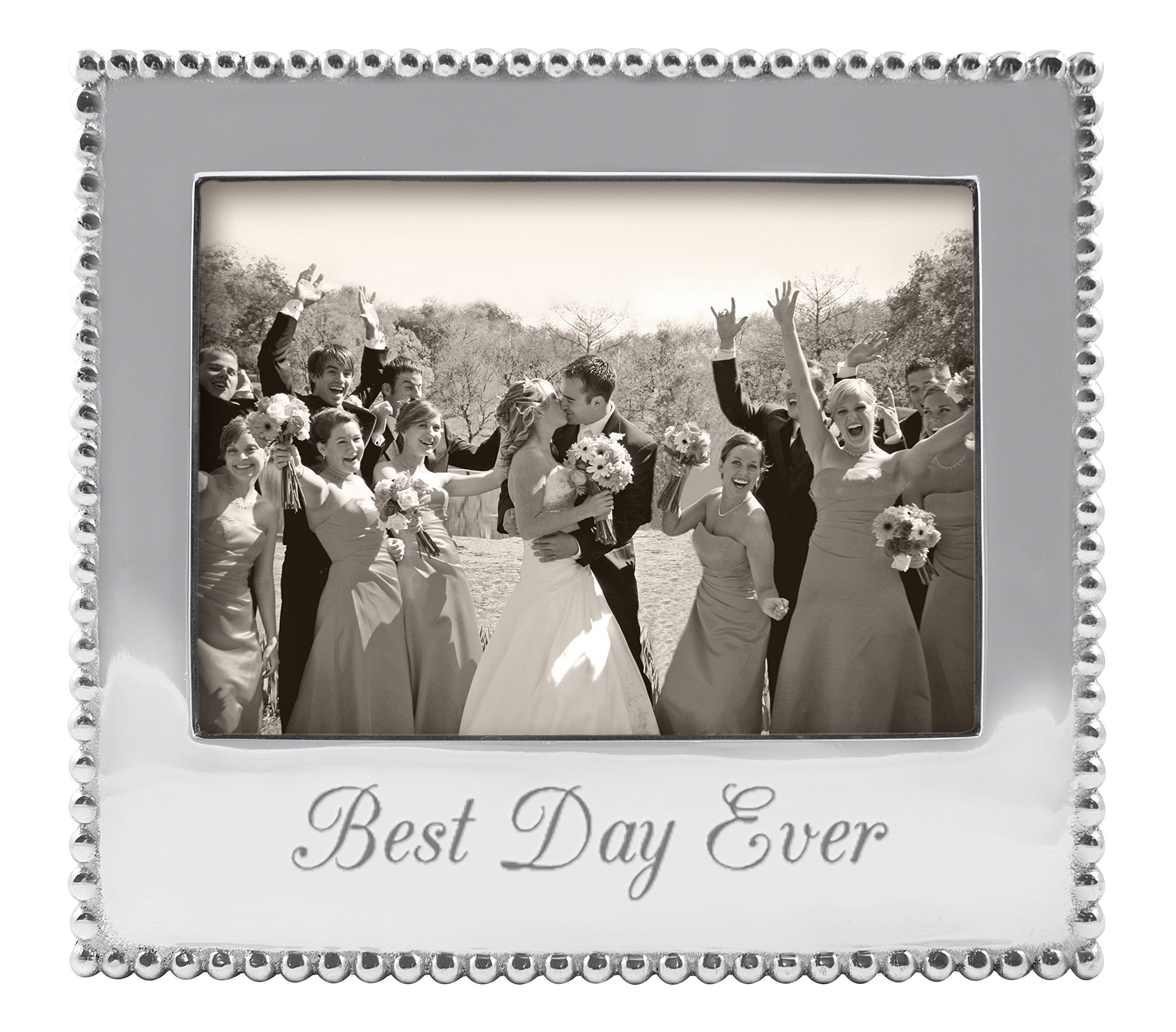 MARIPOSA 3911BD Best Day Ever Frame, 5  x 7  Silver