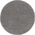 Unique Loom Solo Collection Area Rug - Calabasas (5 3 Round, Gray)
