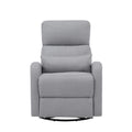 Suite Bebe Aubrey Power Recliner in Elle Gray Fabric