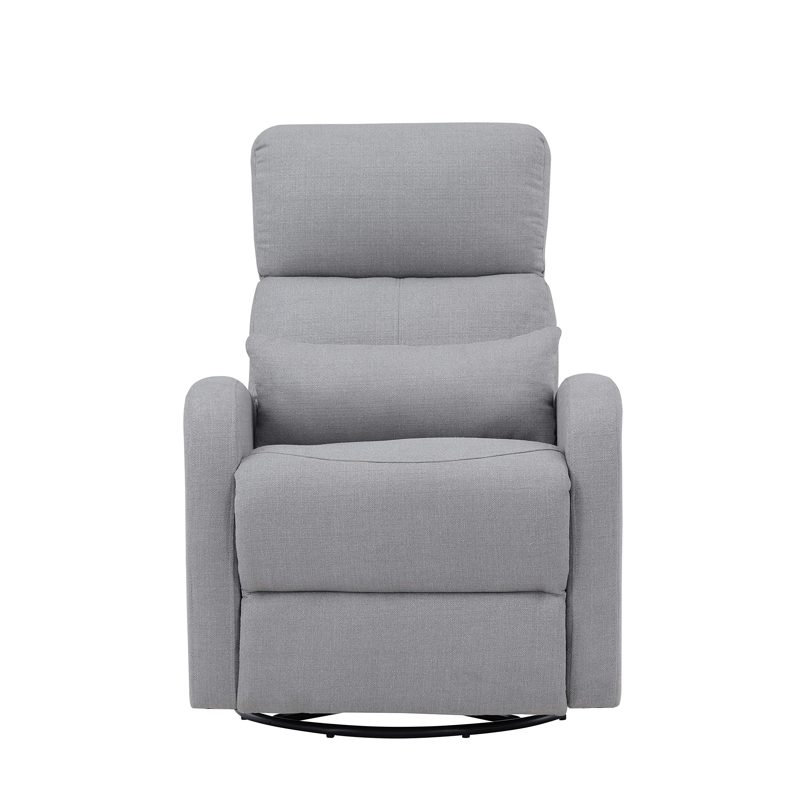 Suite Bebe Aubrey Power Recliner in Elle Gray Fabric
