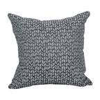 Blazing Needles Square Polyester Jacquard Throw Pillows, 17", Banyan Timber 4 Count