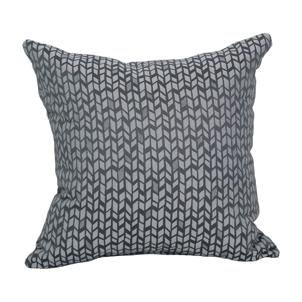 Blazing Needles Square Polyester Jacquard Throw Pillows, 17", Banyan Timber 2 Count