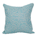 Blazing Needles Square Polyester Jacquard Throw Pillow, 17", Florian Caribb