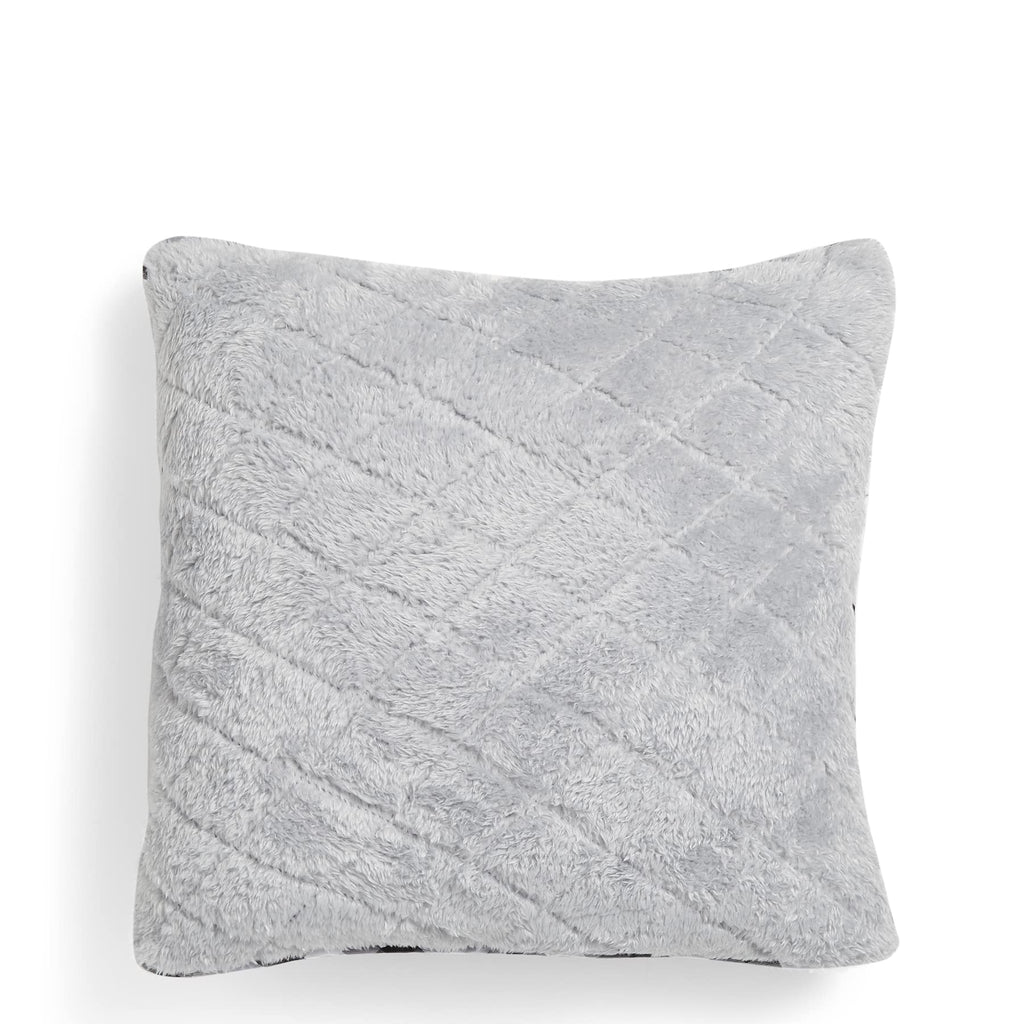 Vera Bradley Women'S Fleece Solid Throw Pillow Cover With Removeable Hypoallergenic Insert, Kingbird Plaid, One Size