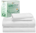 California Design Den 5-Star Hotel 600 Thread Count 100% Cotton, Soft & Smooth Queen Sheet Set With Deep Pockets, Quality Beats