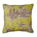 Maison D' Hermine Calais - Celery 100% Cotton Decorative Pillow Cover For Couch Sofa Cushion Covers Bedroom Home Living Room (20