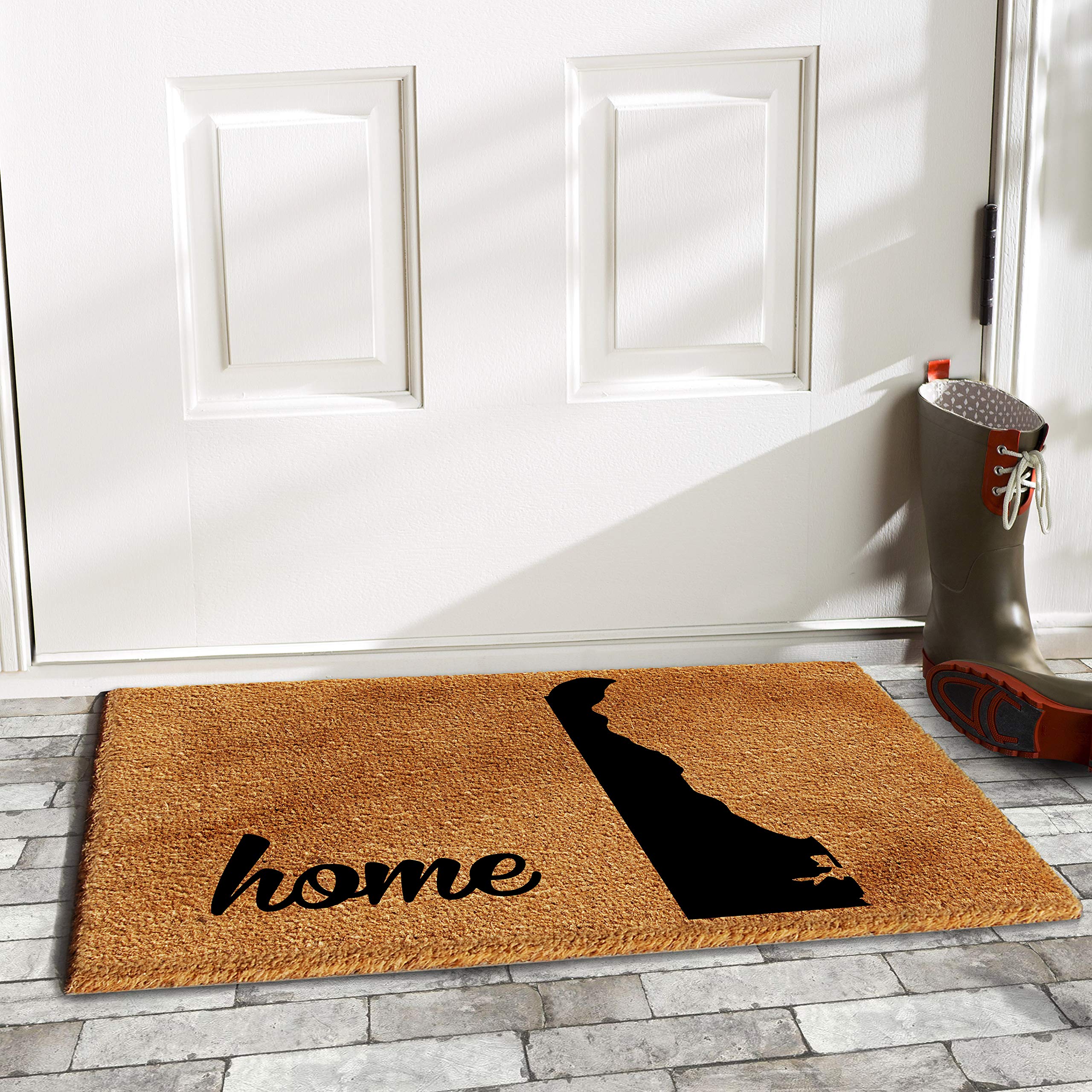 Calloway Mills 105192436 Delaware Doormat, 24' X 36', Natural/Black