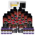 Custom Coat Bright Purple 2 Gallon Urethane Roll-On, Brush-On Or Spray-On Truck Bed Liner Kit With Roller And Brush Applicator K