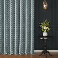 Story@Home Semi Long Door Curtains 8 Feet Long 4 Piece | Bohemian Cotton Curtains | Abstract Printed | Light Filtering Curtain F