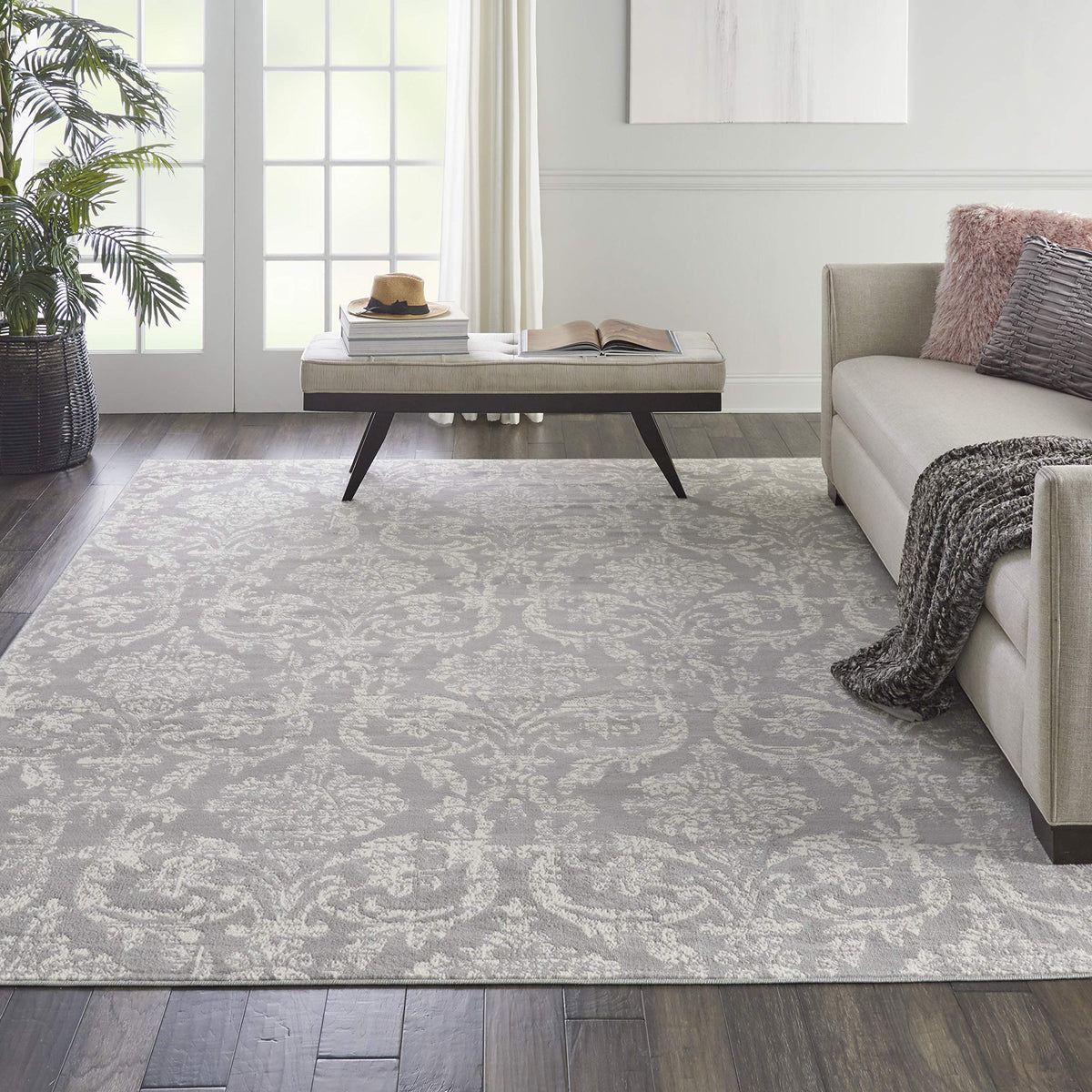 Nourison Jubilant JUB09, 710 x 910, Grey