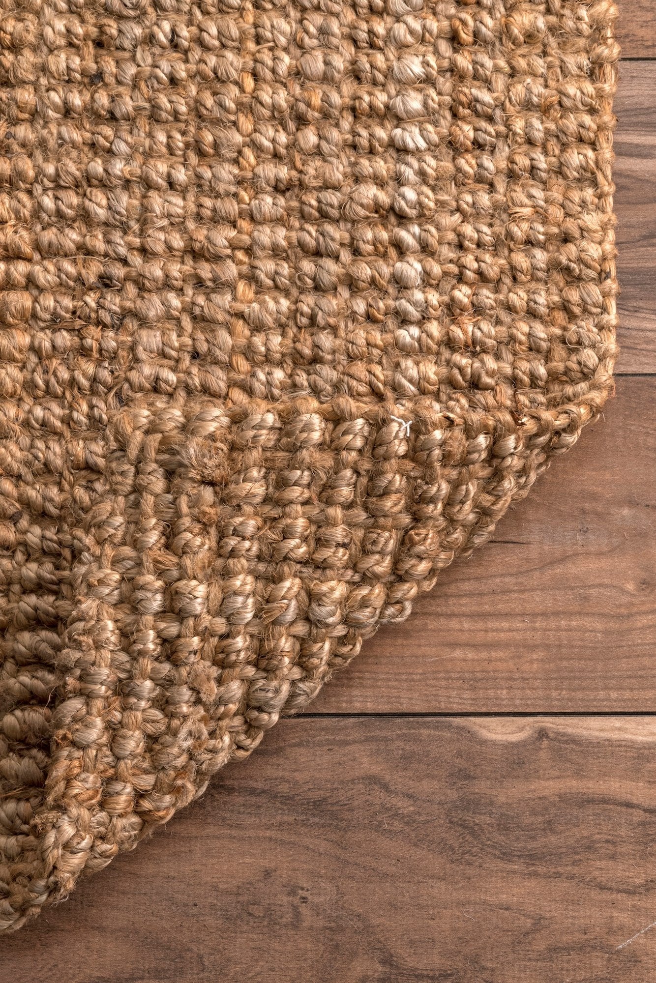 Nuloom Ashli Solid Farmhouse Jute Runner Rug, 2' 6'' X 12', Natural