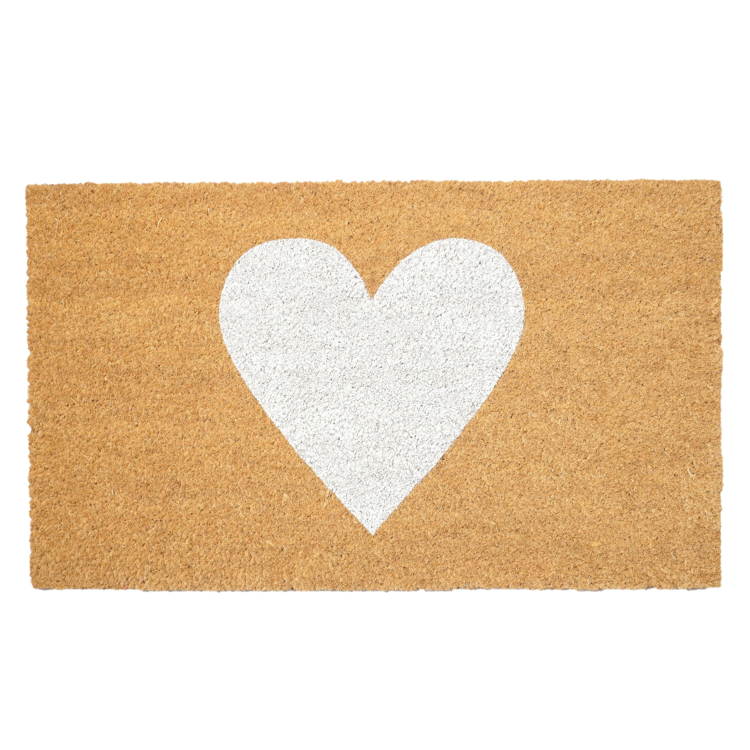 Calloway Mills Madison Heart Doormat (White, 24 x 36)