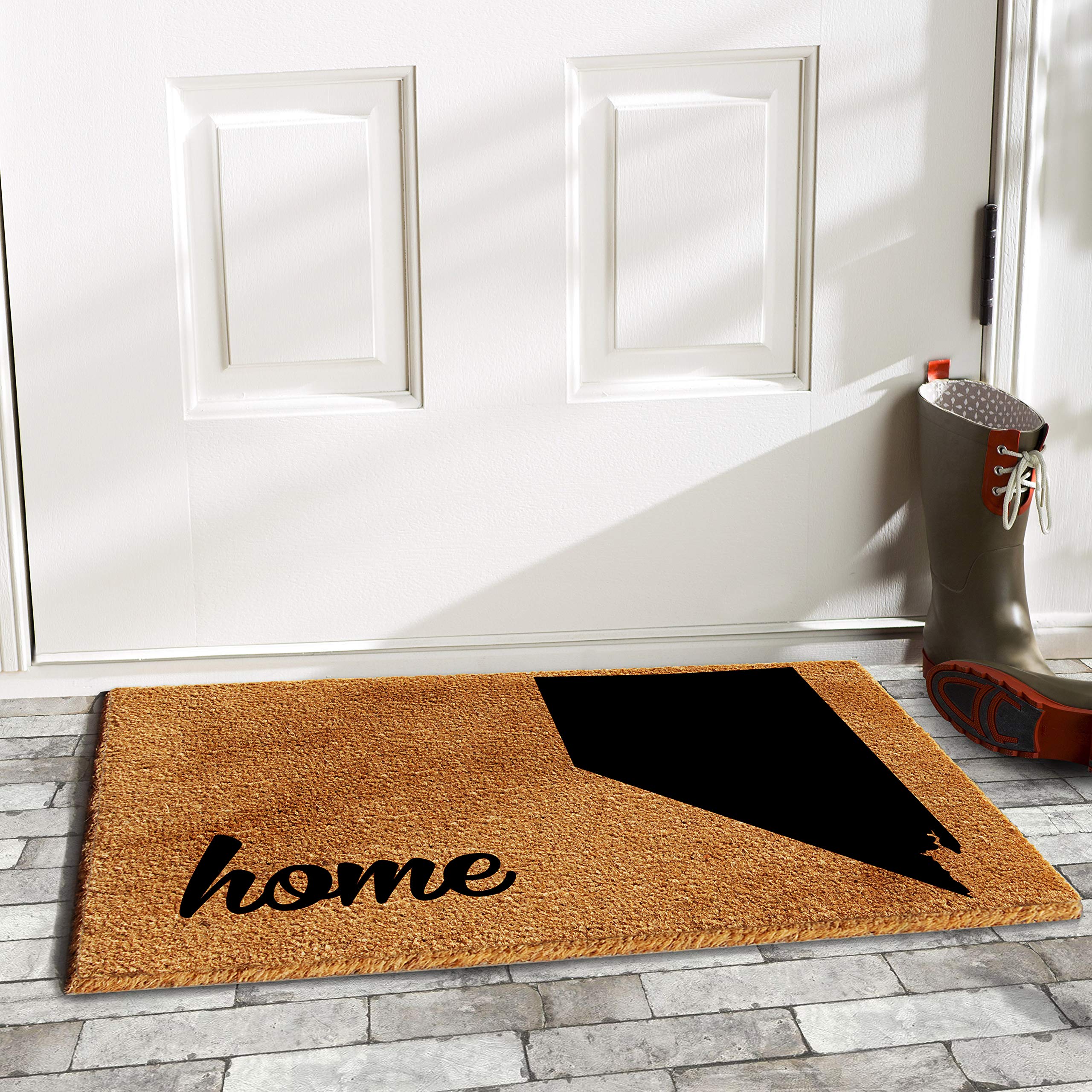 Calloway Mills 105322436 Nevada Doormat, 24' X 36', Natural/Black