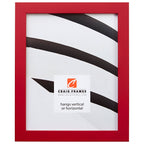 Craig Frames Confetti, Modern Red Picture Frame, 14 x 18 Inch