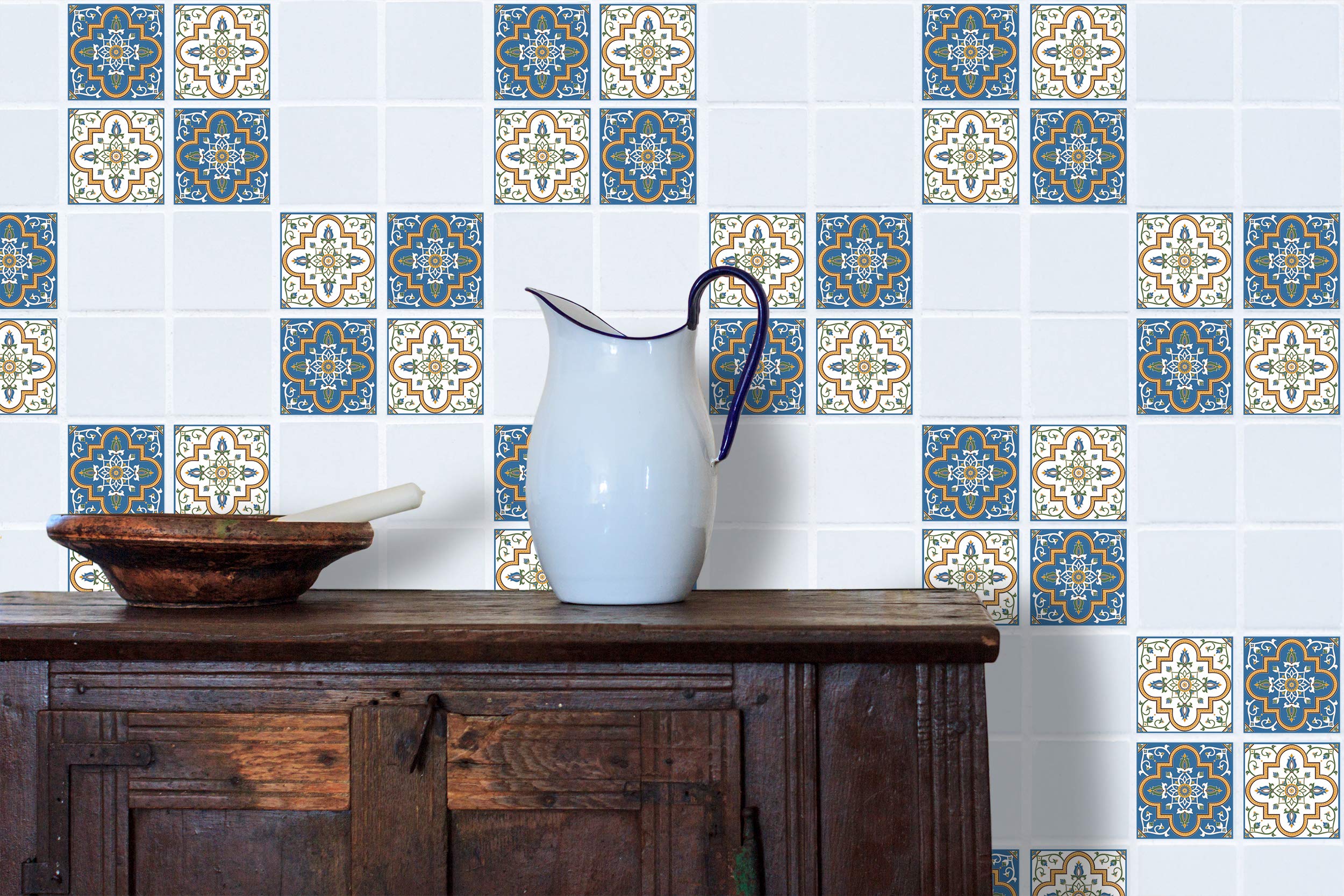Peel & Stick Backsplash Tile STICKERS Easy to apply Easy to remove Waterproof Can be stuck on any smooth surface Unique design, 