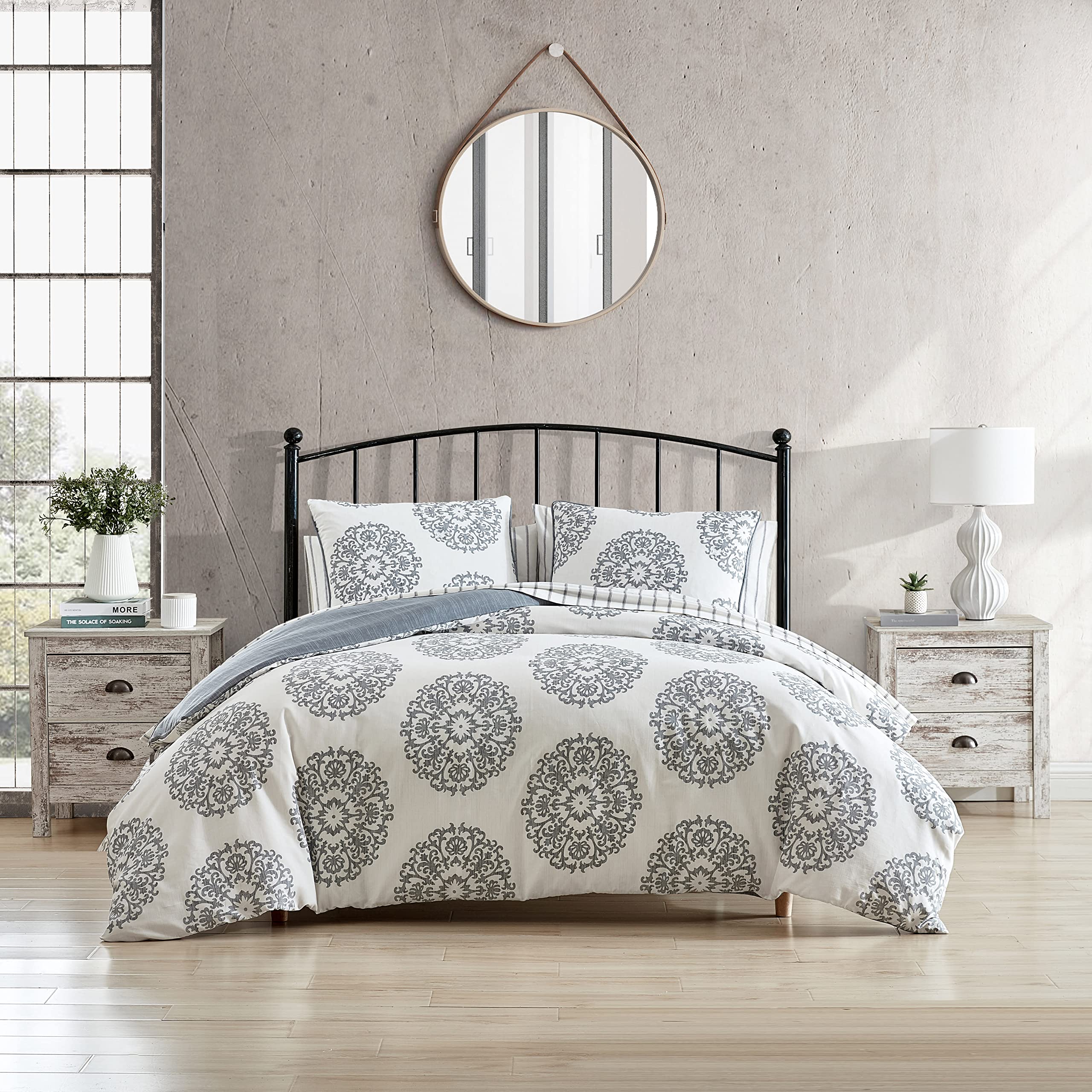 Stone Cottage Bristol Comforter, King, Grey