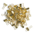 U Brands Small Binder Clips, Metallic Gold, Office Organization Supplies, 19Mm, 72 Count