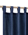 Navy Curtains 63 Inch Length For Boys Bedroom 2 Panels Set Tab Top Linen Textured Semi Sheer Dark Blue Curtain For Kids Room Nursery Teen Game Masculine Nautical Home Decor Navy Blue Drapes 52X63 Long
