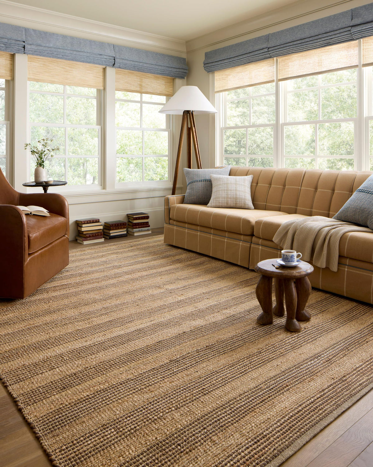 Loloi Chris Loves Julia Judy Natural/Chocolate 2-3 x 3-9 Accent Rug