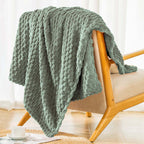 Bnuitland Sage Green Flannel Throw Blanket (50X40 Inches), 300 Gsm Fleece Cozy Warm Soft Lightweight Bed Sofa Blanket For Babys