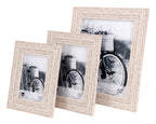 Kiera Grace Maya Weathered Beachwood Picture Frame, 8 X 10 Inches, White