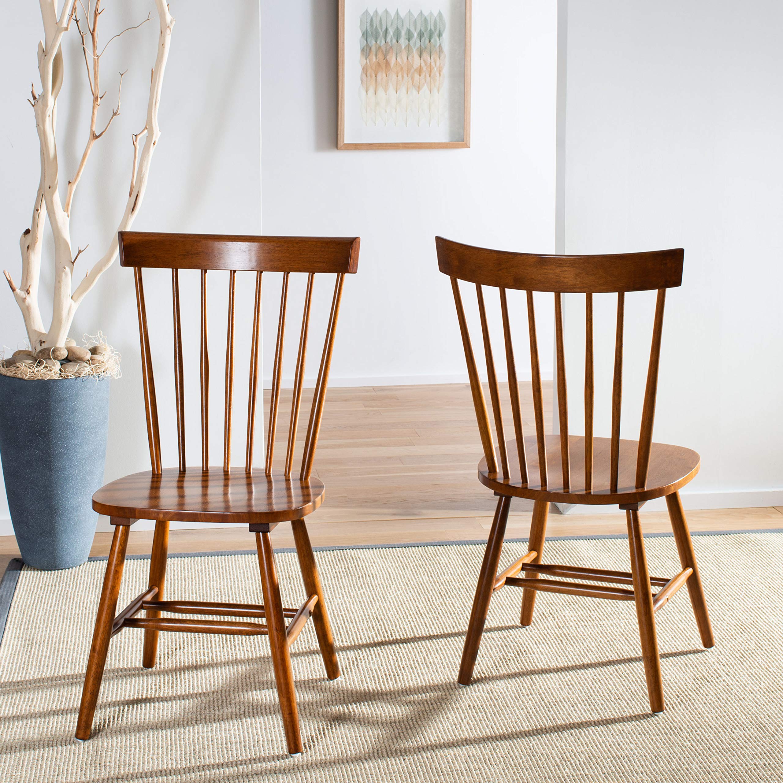 Safavieh Parker Parkse Side Chair, 0, Dark Oak