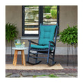Arden Plush Indoor/Outdoor Rocking Chair Cushion Set, 18 X 20, Water Repellent, Fade Resistant, Tufted Cushion For Rocking Chair