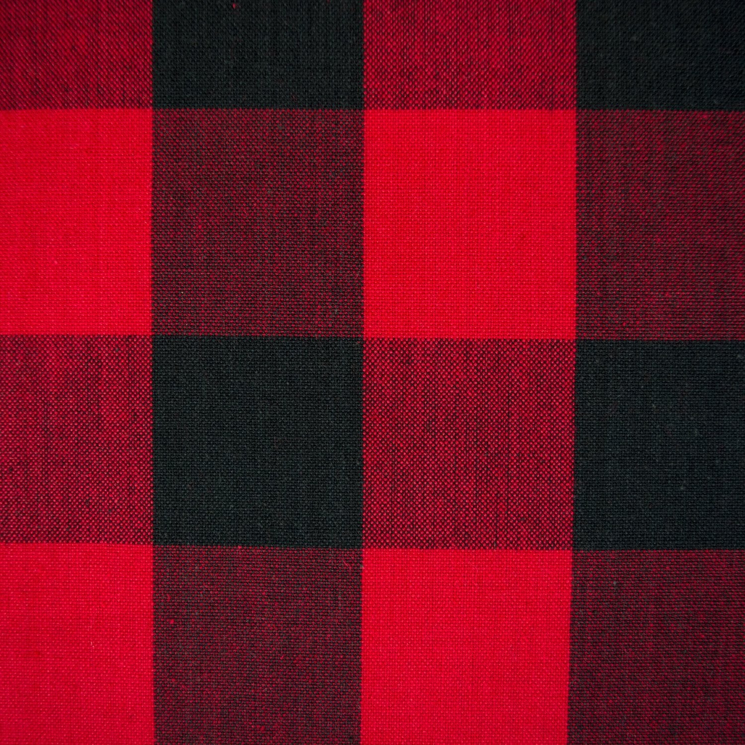 Dii Buffalo Check Collection, Classic Farmhouse Table Runner, 14X108, Red & Black
