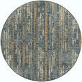 Winslow Wl6 Black Transitional Rug Round 6' X 6'