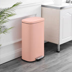 Happimess Hpm1011F Curtis 8-Gallon Step-Open Trash Can, Fingerprint Resistant, Modern, Minimalistic For Home, Kitchen, Laundry R