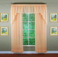 Today'S Curtain Emelia Original Voile Panel 108', Peach, 60' W X 108' L