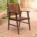 International CaravanInternational Caravan Highland Acacia Americana Arm Chair (Set of 2)