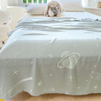 Amyhomie Cooling Blanket For Kids, Soft Comfy Summer Throw Blankets For Hot Sleepers, Kids Blanket For Children Ages 1-12 Cool B